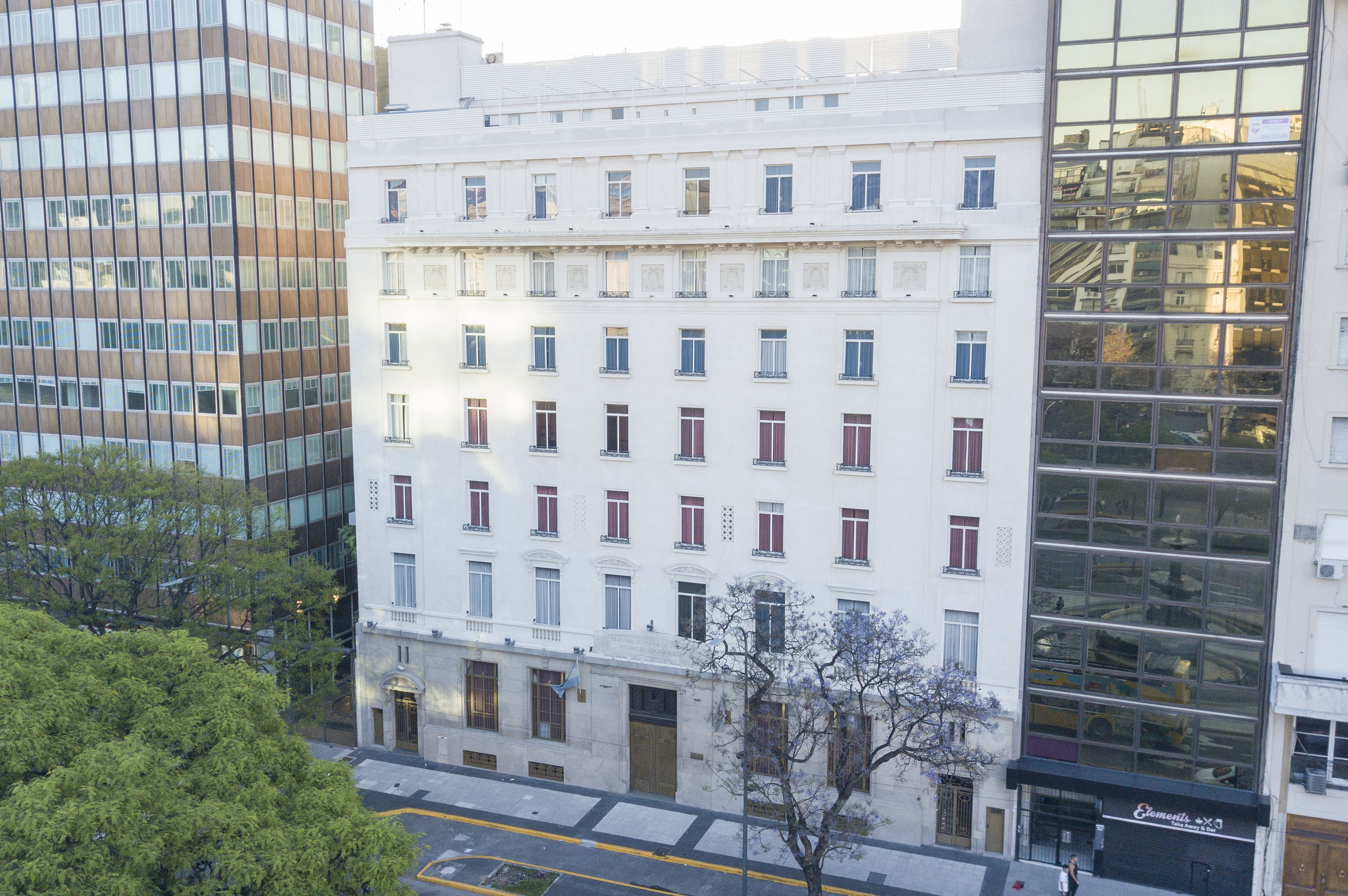 Fachada del Tribunal Superior de Justicia de la Ciudad Autónoma de Buenos Aires